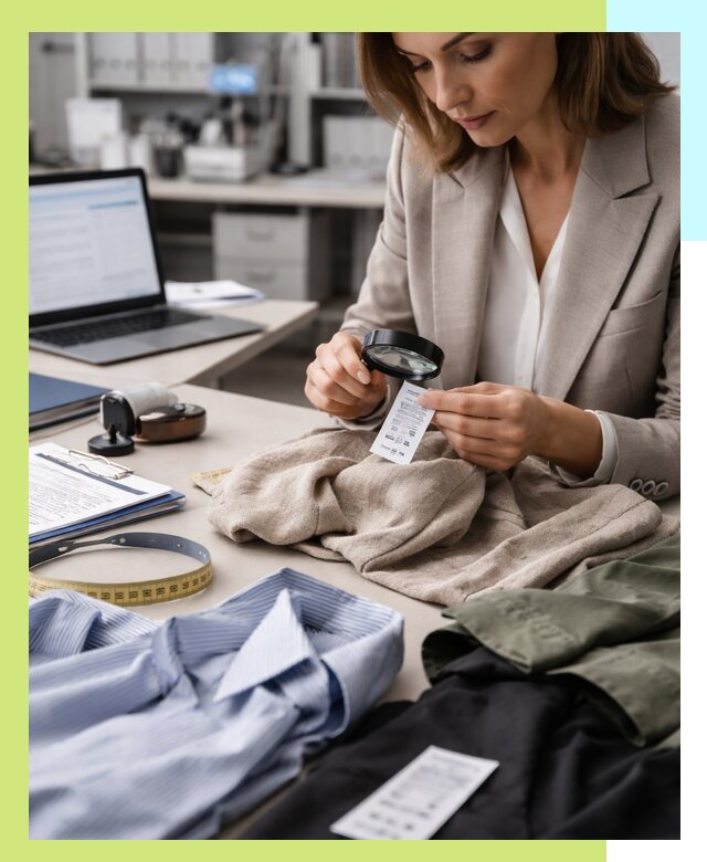 Сертификация одежды и текстиля в Гатчине, быстрая экспертиза