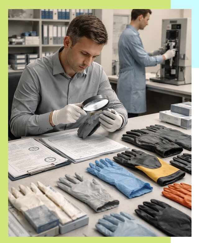 Сертификация перчаток и средств защиты продукции в Гатчине