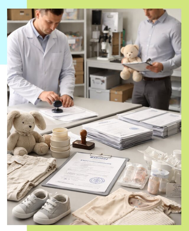 Сертификация детских товаров в Гатчине от 15414 р. | Алешин-Гтч