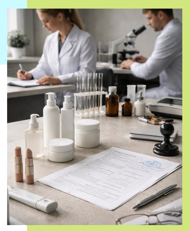 Сертификация косметики в Гатчине от 20552 р. - Алешин-Гтч