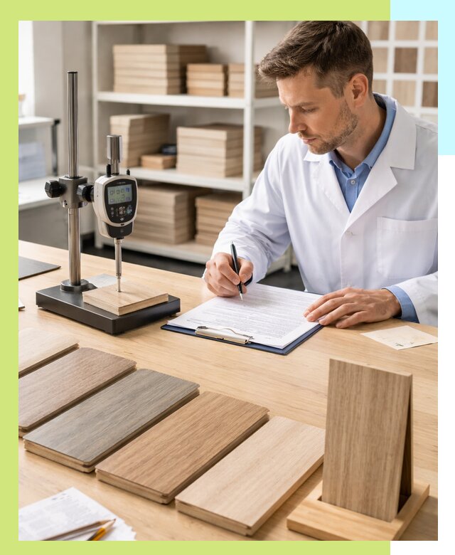 Сертификация ламината с испытаниями и оформлением документов в Гатчине