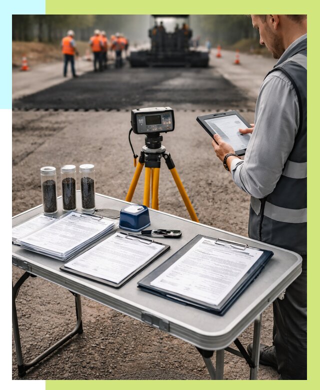 Сертификация асфальта в Гатчине от 25690 р. | Алешин-Гтч