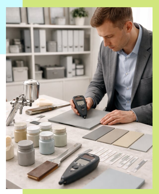 Сертификация краски в Гатчине от 25690 р. | Алешин-Гтч центр