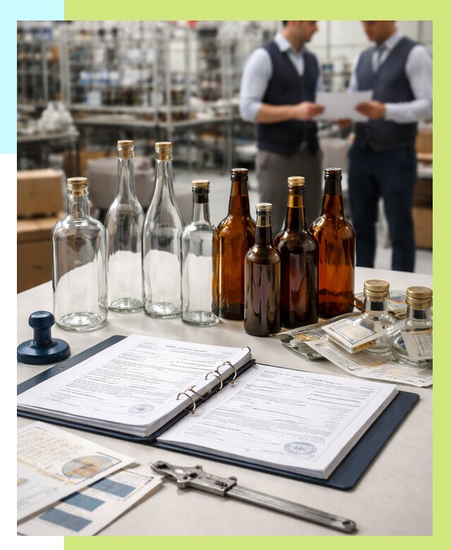 Сертификация стеклянных бутылок в Гатчине от 25690 р. | Алешин-Гтч
