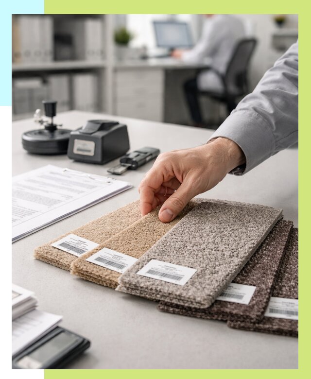 Сертификация ковролина в Гатчине от 15414 р., Алешин-Гтч