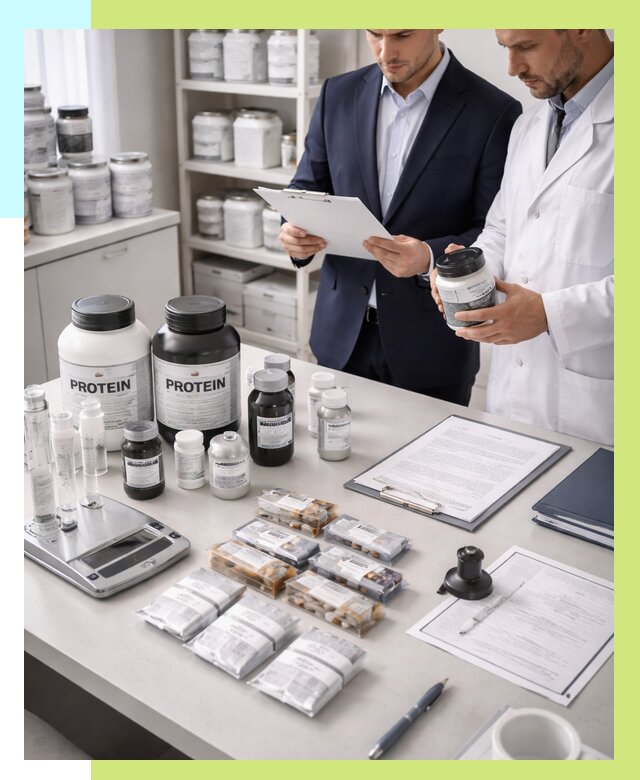 Сертификация спортивного питания в Гатчине от 15414 р., Алешин-Гтч