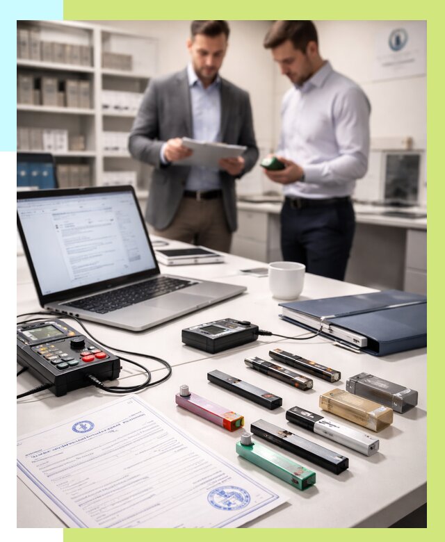 Сертификация электронных сигарет в Гатчине от 20552 р. | Алешин-Гтч