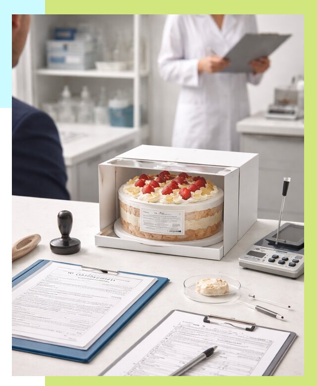 Сертификация тортов в Гатчине от 9248 р. заказать | Алешин-Гтч