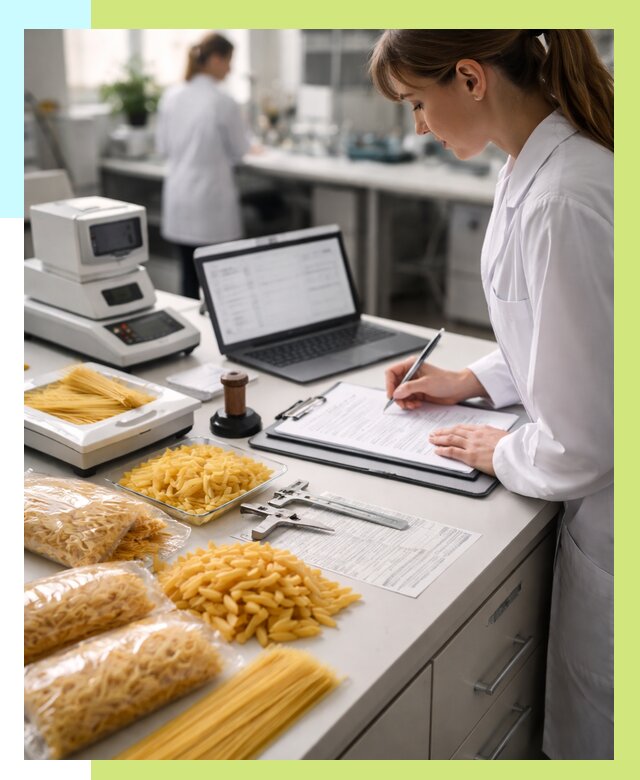 Сертификация макаронных изделий в Гатчине от 15414 р. | Алешин-Гтч