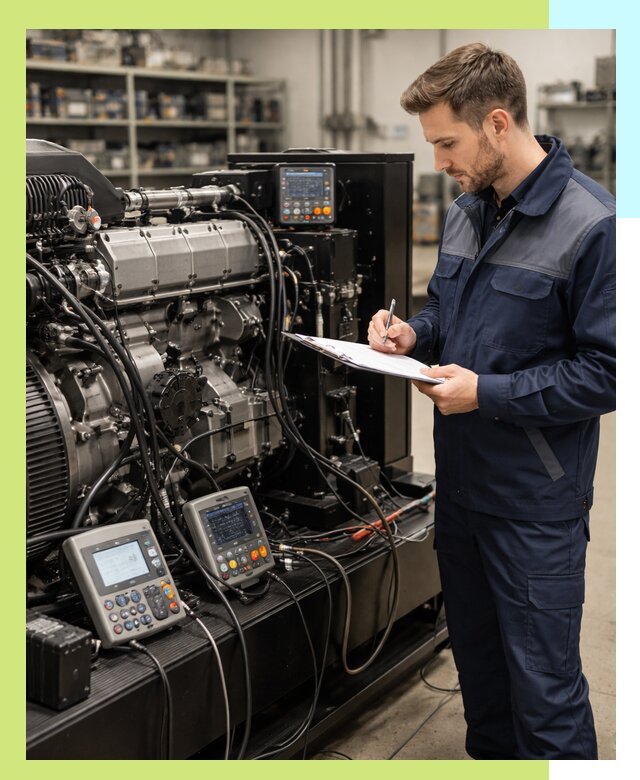 Сертификация дизельных генераторов и их оборудования в Гатчине