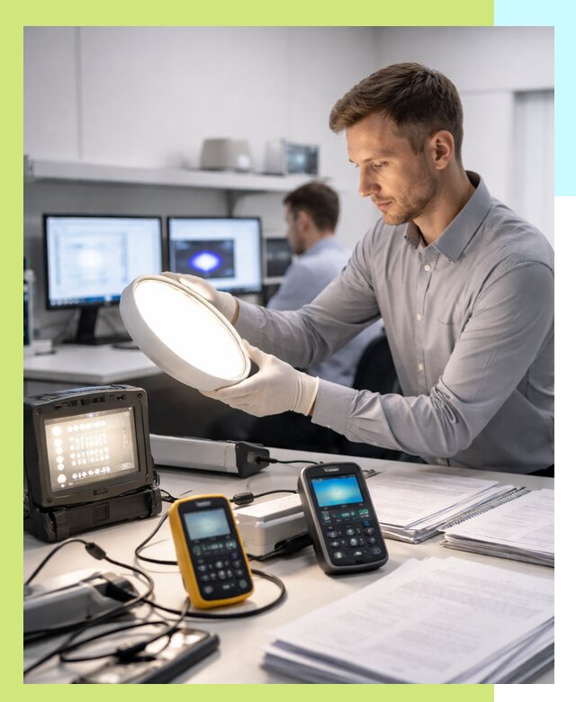 Сертификация светильников в Гатчине: испытания и оформление