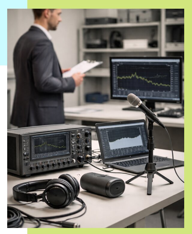 Сертификация аудиотехники в Гатчине от 15414 р., Алешин-Гтч