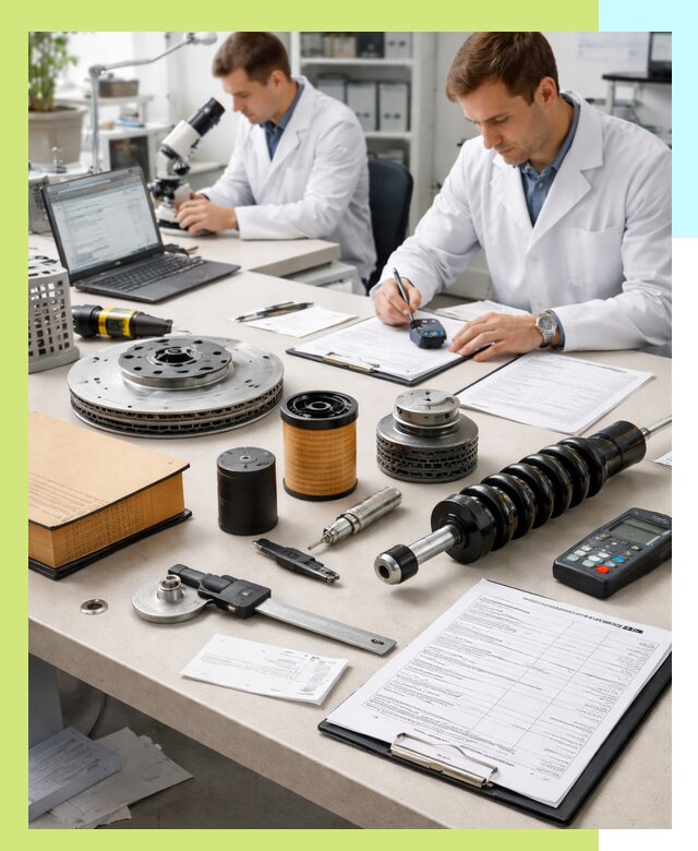 Сертификация автозапчастей и комплектующих в Гатчине по ГОСТ