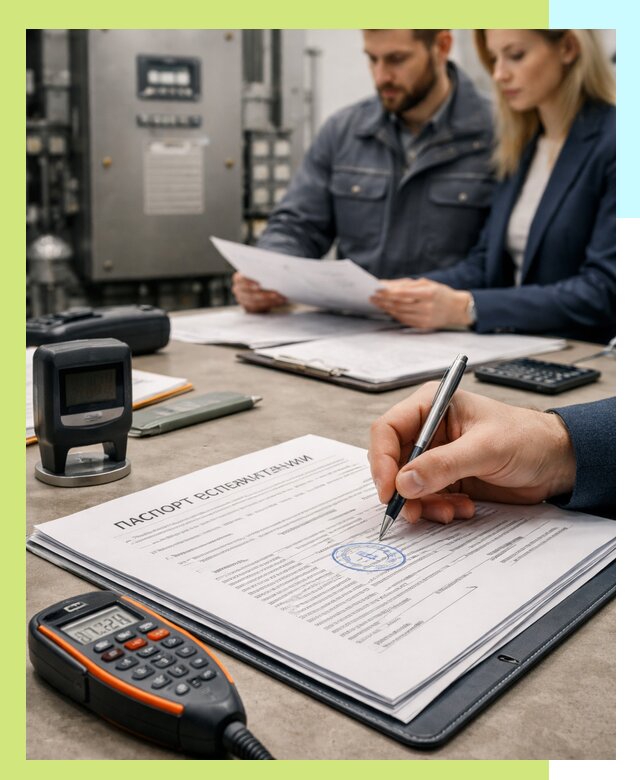 Оформление паспорта эксплуатации оборудования в Гатчине