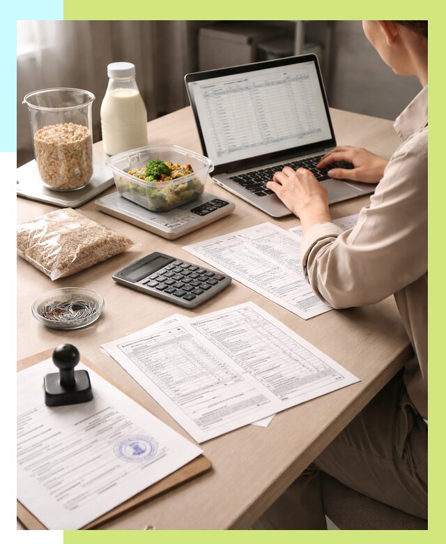 Просчет БЖУ для маркировки в Гатчине от 1541 р. | Алешин-Гтч