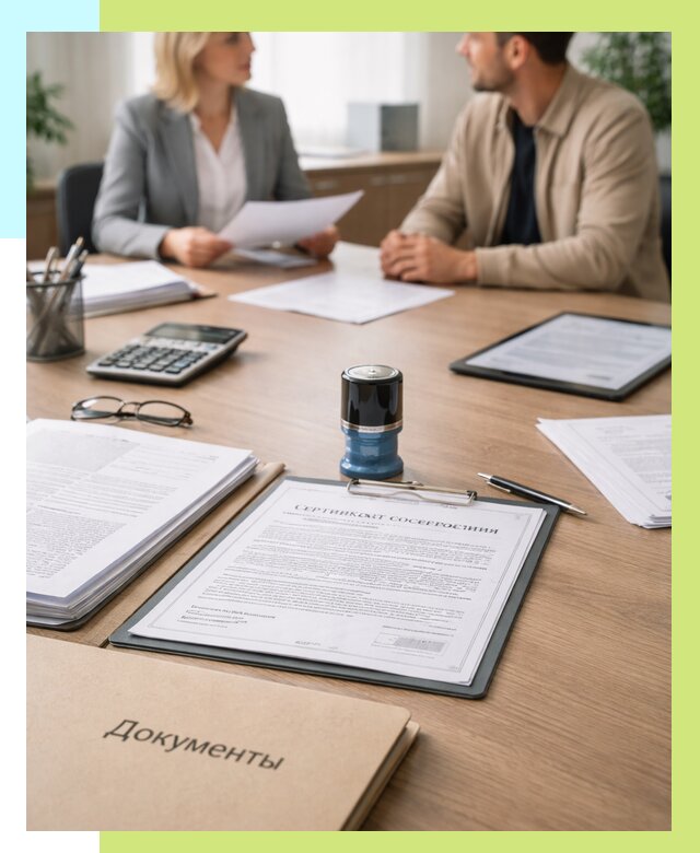 Сертификат соответствия на продукцию в Гатчине от 15414 р.|Алешин-Гтч