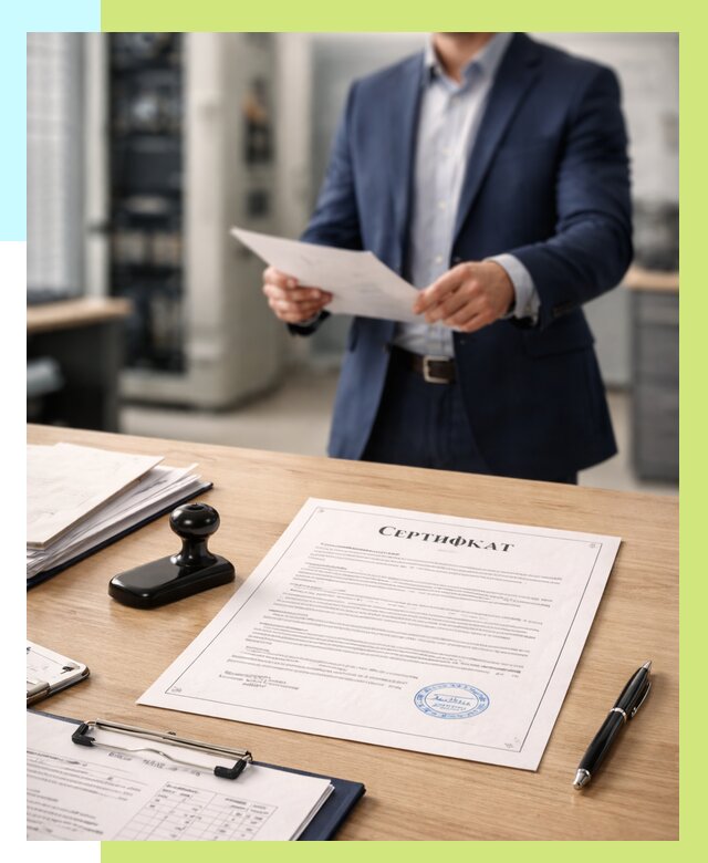 Сертификат на оборудование в Гатчине от 15414 р. | Алешин-Гтч