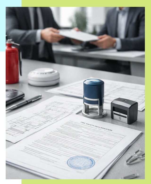 Декларация пожарной безопасности в Гатчине от 8221 р. | Алешин-Гтч