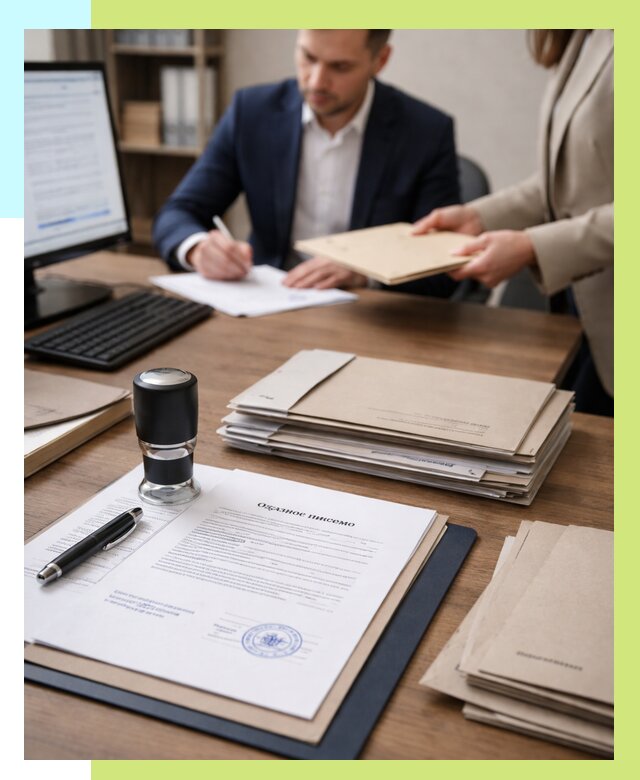 Отказное письмо для таможни в Гатчине от 3083 р, Алешин-Гтч