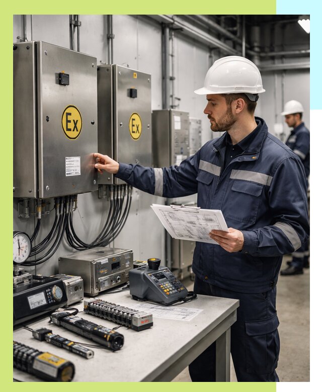 Сертификат взрывозащиты промышленного оборудования в Гатчине