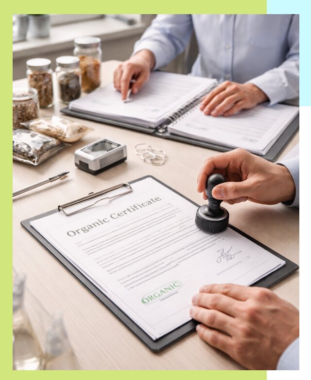 Получение органик сертификата для продукции в Гатчине