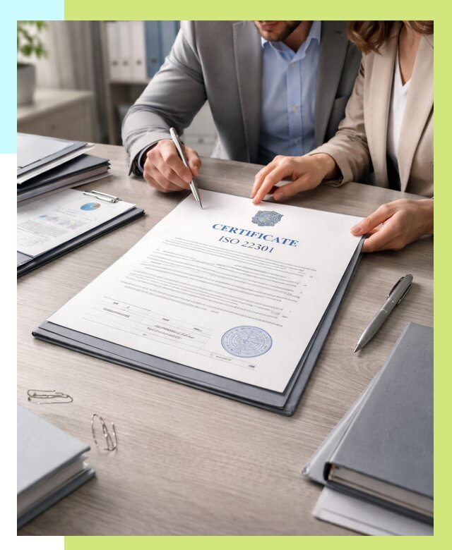 Сертификат ISO 22301 в Гатчине от 46242 р. | Алешин-Гтч срочно