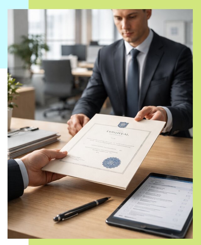 Сертификат ISO 30301 в Гатчине от 35966 р. | Алешин-Гтч - под ключ