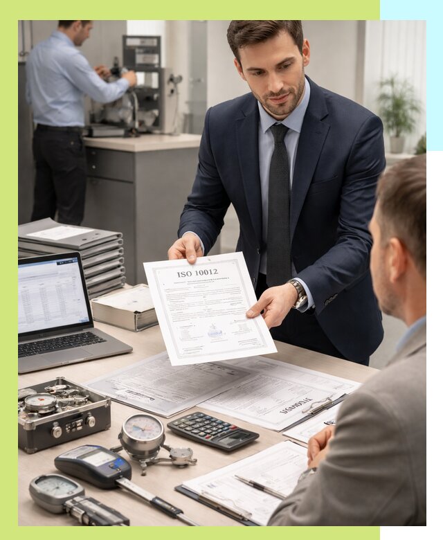 Выдача сертификата ISO 10012 по требованиям метрологии в Гатчине